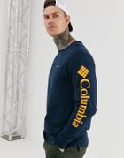 Columbia North Cascades Long Sleeve T-shirt In Navy