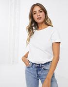 Asos Design Ultimate Organic Cotton T-shirt With Crew Neck In White