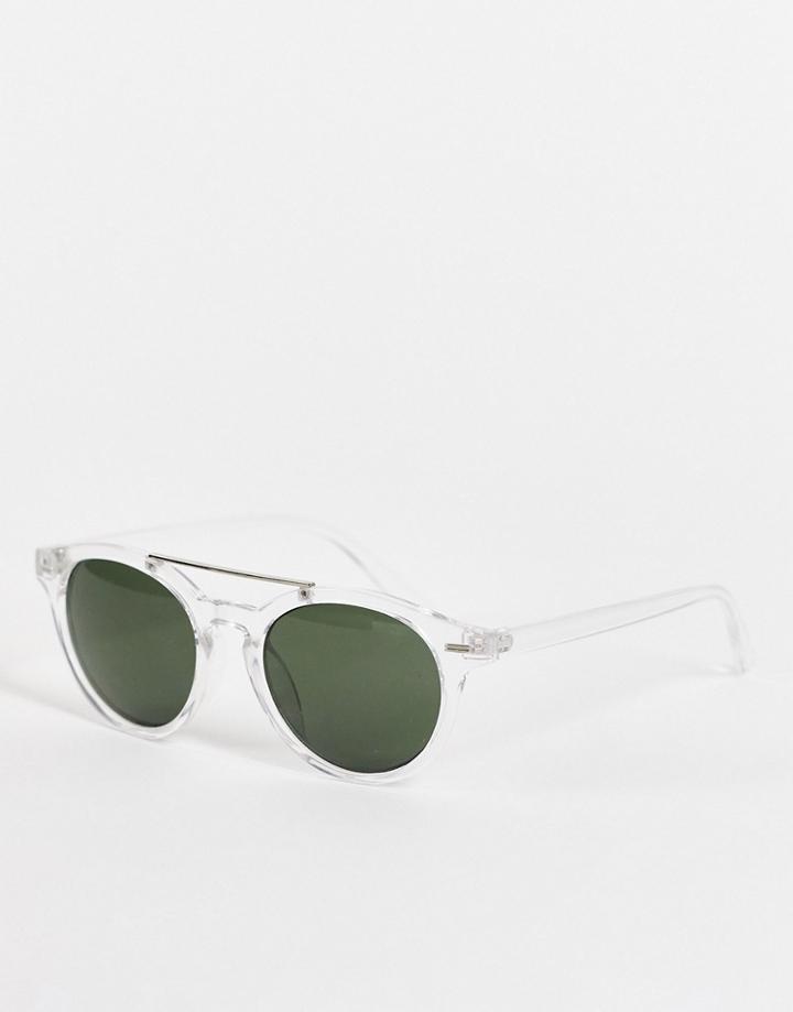 Aj Morgan Blast Off Round Lens Sunglasses-clear