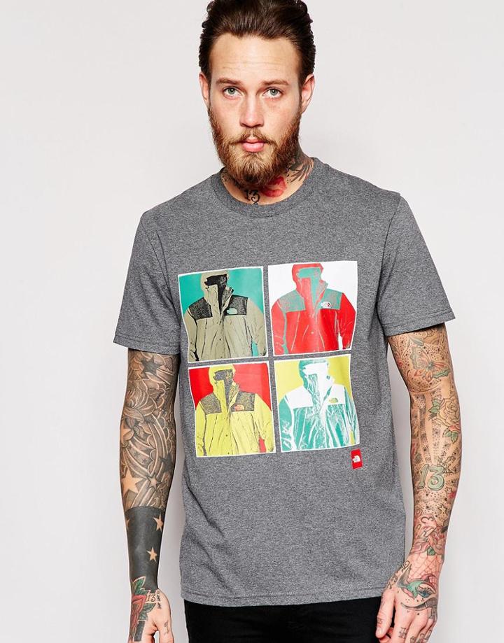 The North Face T-shirt With 1990 Print - Gray