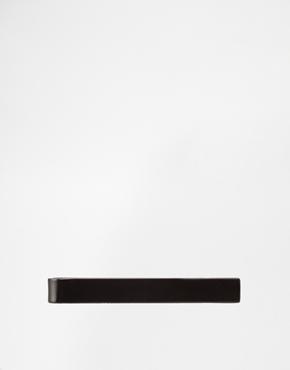 Asos Tie Bar In Slim Fit - Black