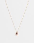Whistles Gem Necklace In Gold