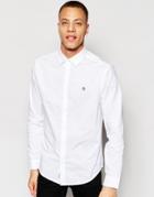 Original Penguin Shirt In Stretch Heritage Fit - White