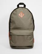 Pull & Bear Canvas Backpack - Khaki