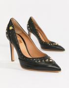 Love Moschino Studded Heeled Shoes - Black