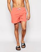 Bellfield Coral Swim Shorts - Orange