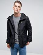 Lyle & Scott Micro Fleece Lined Jacket Black - Black