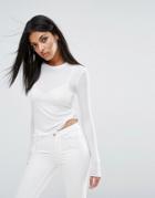 Allsaints Bea T-shirt With Long Sleeves - White