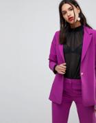Y.a.s Bright Tailored Blazer-purple