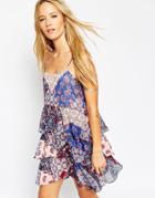 Asos Patchwork Boho Swing Dress - Print