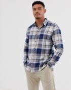 Only & Sons Check Shirt-blue