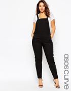 Asos Curve 90s Style Overalls - Black