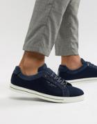 Ted Baker Werill Sneakers In Navy - Blue