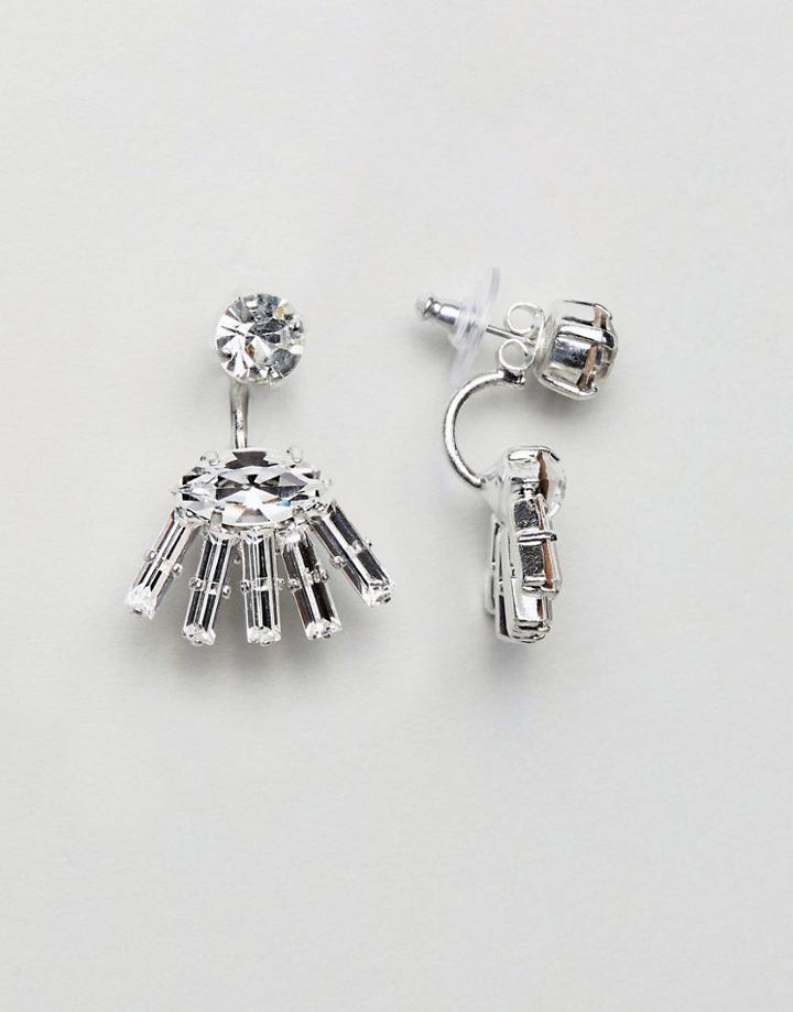 Krystal London Swarovski Crystal Fatima Earring - Clear