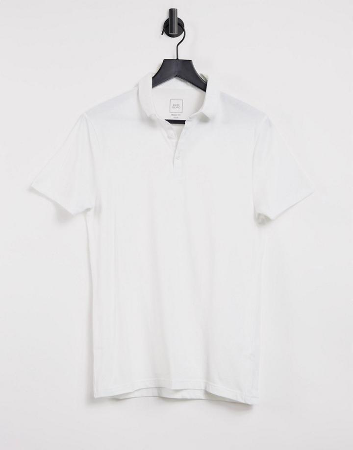 Rilver Island Polo In White