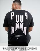 Puma Plus Oversized Graphic T-shirt In Black Exclusive To Asos 57534302 - Black