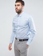 Asos Regular Fit Shirt In Blue - Blue