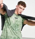 Ellesse Oversized T-shirt In Khaki-green