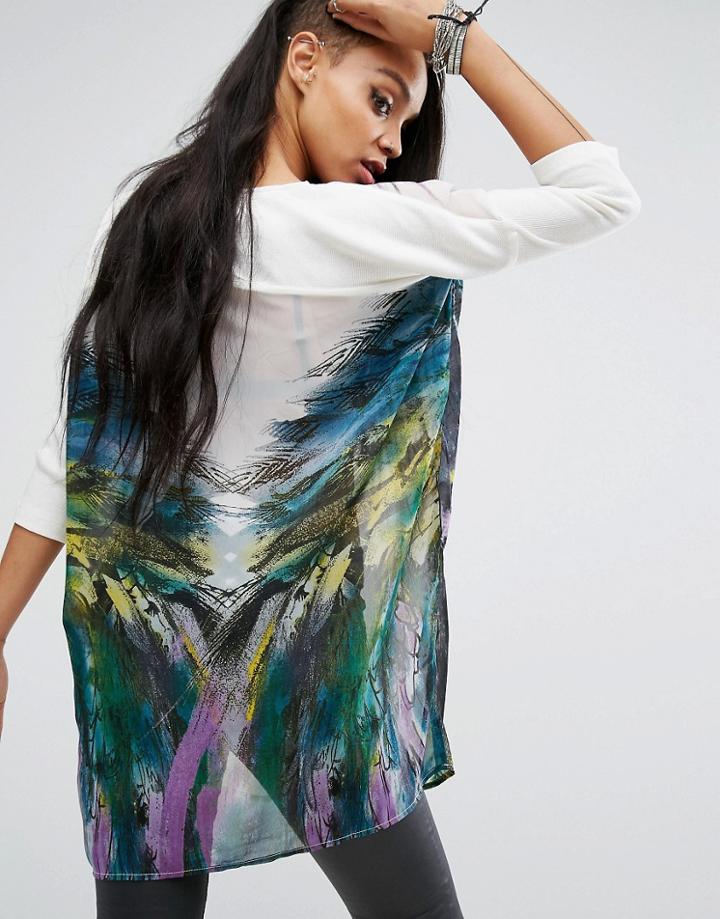 Religion Parrot Tunic Top - Multi