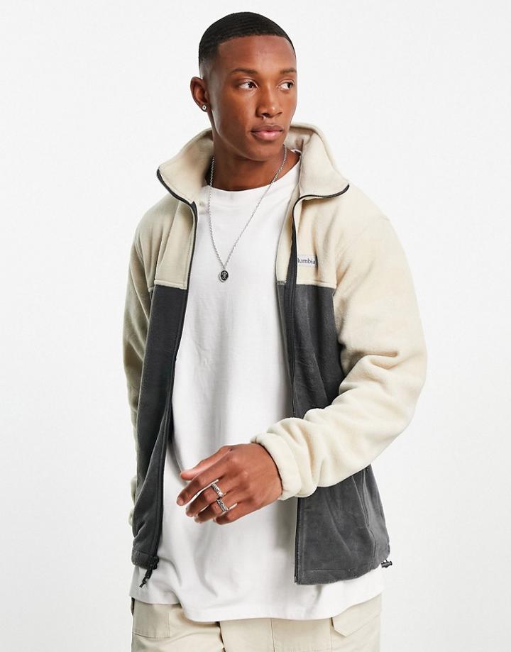 Columbia Steen Mountain 2.0 Full Zip Fleece In Beige-neutral