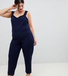 Praslin Jumpsuit With Wide Leg - Navy