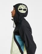 Timberland Yc Windbreaker Pullover Jackets In Black/green