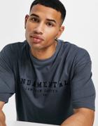 Jameson Carter Fundamental T-shirt In Slate Gray