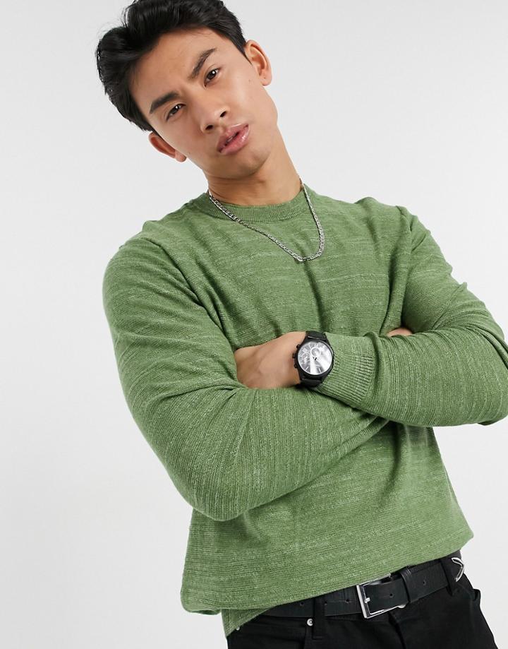 Selected Homme Crew Neck Sweater-green