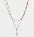Aldo Ceramma Snake Multi Layered Necklace In Gold - Gold