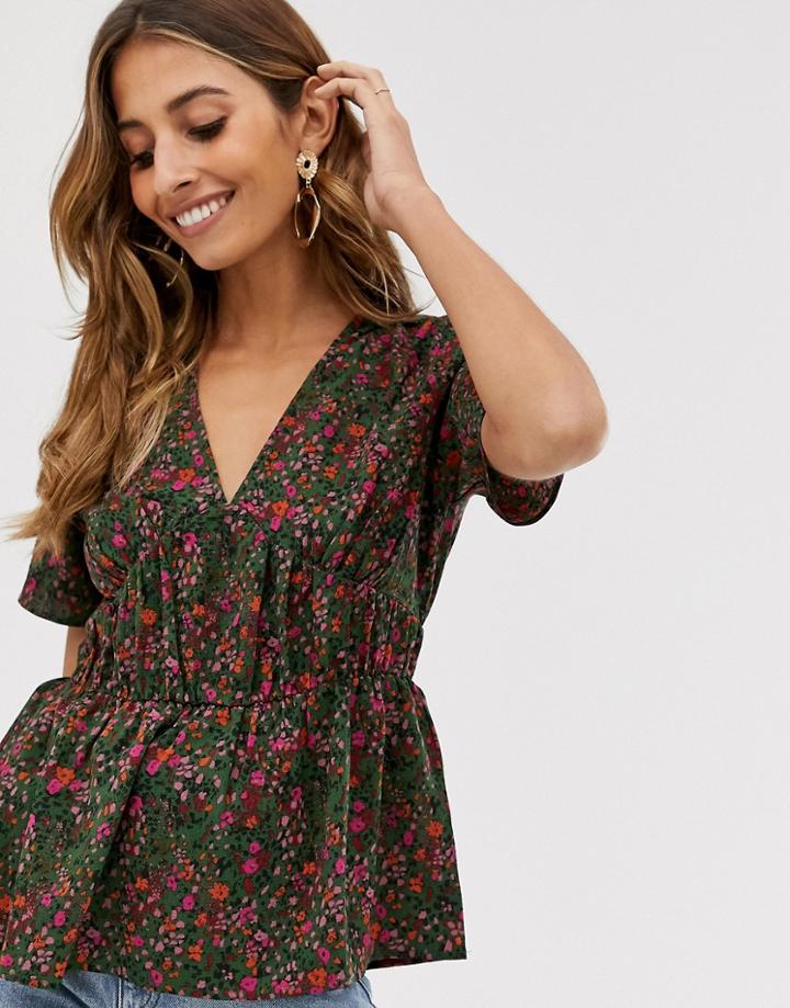 Vero Moda Floral Tea Blouse