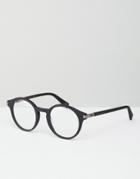 Marc Jacobs Round Clear Lens Glasses - Black