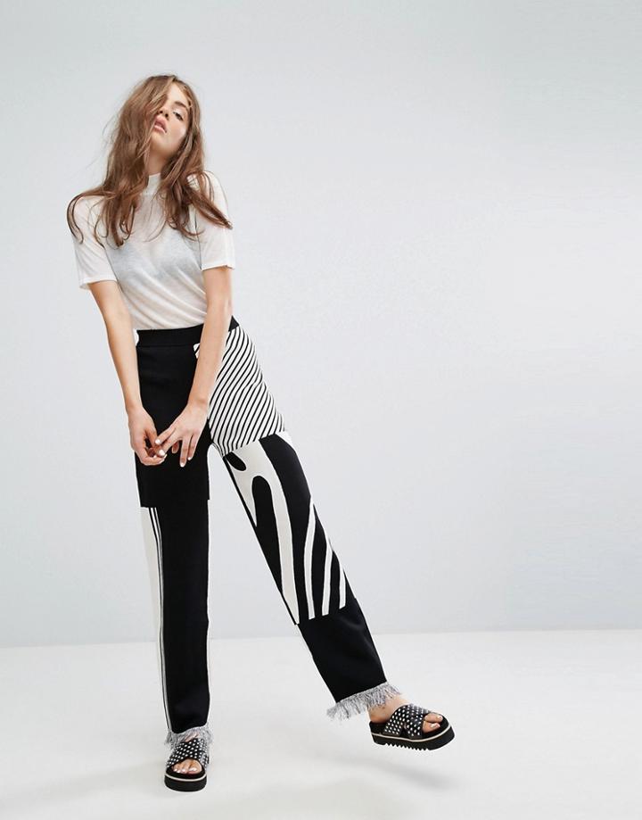 Weekday Press Collection Knit Pants - Multi