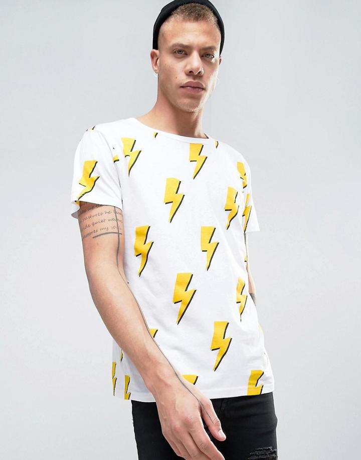Cheap Monday Standard Shell T-shirt Bolts - White