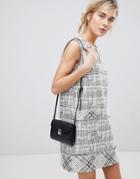 See U Soon Shift Dress In Tweed And Jacquard Mix - Brown