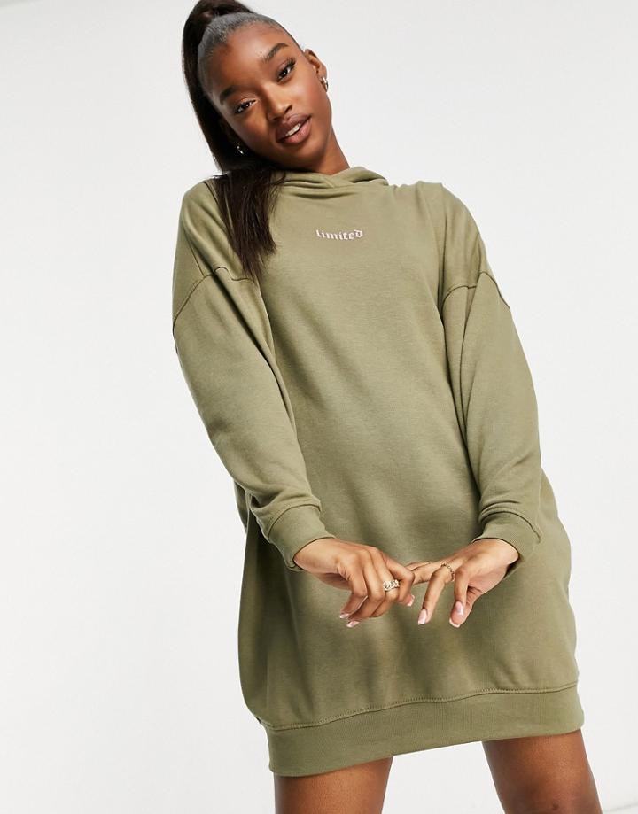 Night Addict Limited Hoodie Dress-green