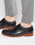 Hudson London Keating Leather Oxford Brogues - Black