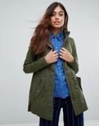 Vero Moda Lightweight Utility Jacket - Green