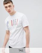 Parlez T-shirt With Multi Color Tall Logo In Gray - Gray