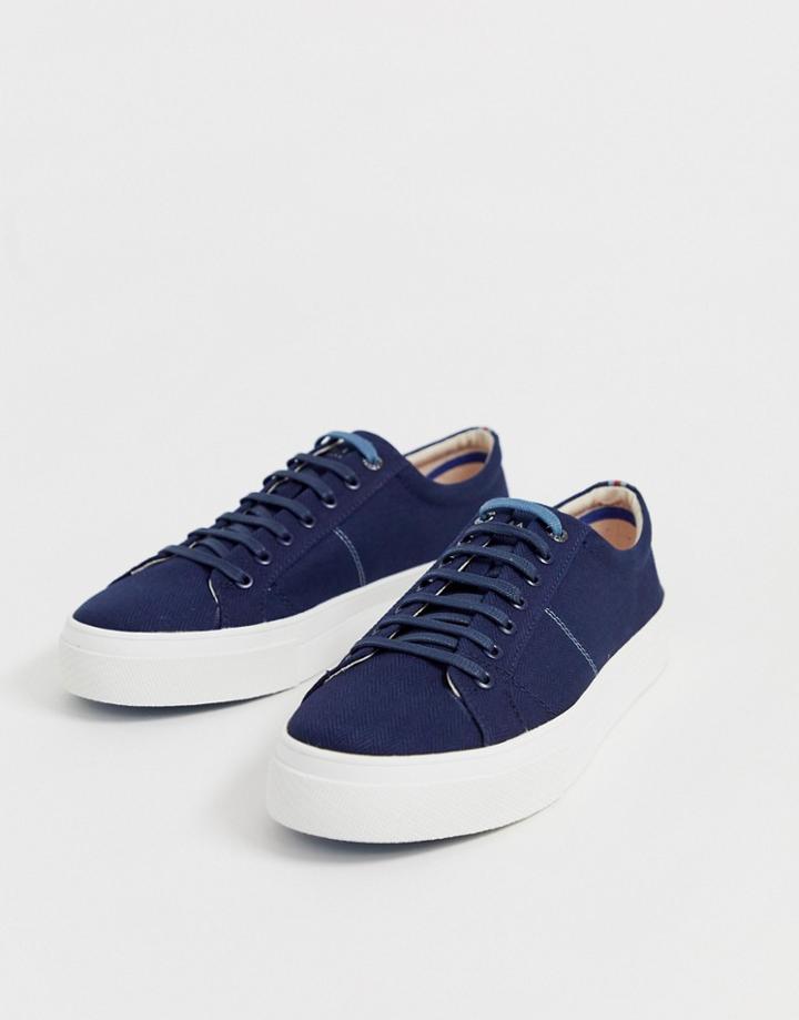 Ted Baker Eshron Plimsolls In Blue