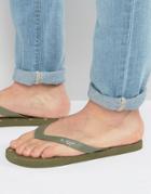 Original Penguin Flip Flops With All Over Print - Green