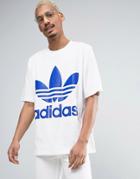 Adidas Originals Ac Boxy T-shirt In White Bk7174 - White