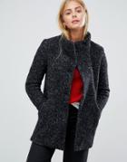 Only Sophia Noma Wool Blend Coat-black
