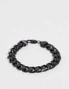 Tommy Hilfiger Chain Link Bracelet In Black