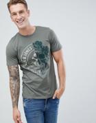 Jack And Jones Splice Skull T-shirt - Green