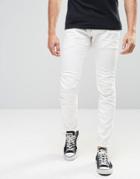 G-star Jeans Elwood 5620 3d Super Slim Stretch 3d White Raw - 3d Raw