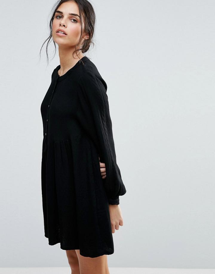 D.ra Marnie Raven Smock Dress - Black