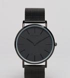 Reclaimed Vintage Inspired Classic Mesh Strap Watch In Black Exclusive To Asos - Black
