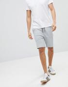 Hugo Reverse Logo Sweat Shorts In Gray - Gray