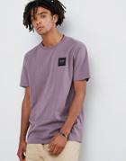 Wood Wood Box Logo T-shirt In Purple - Purple