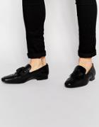 Hudson London Bodey Leather Tassel Loafers - Black